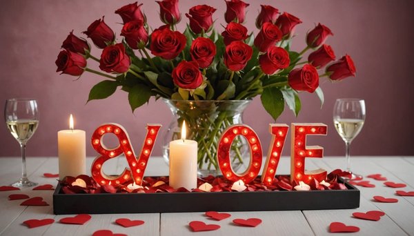 Inspirez-vous : présentoirs romantiques pour la saint-valentin